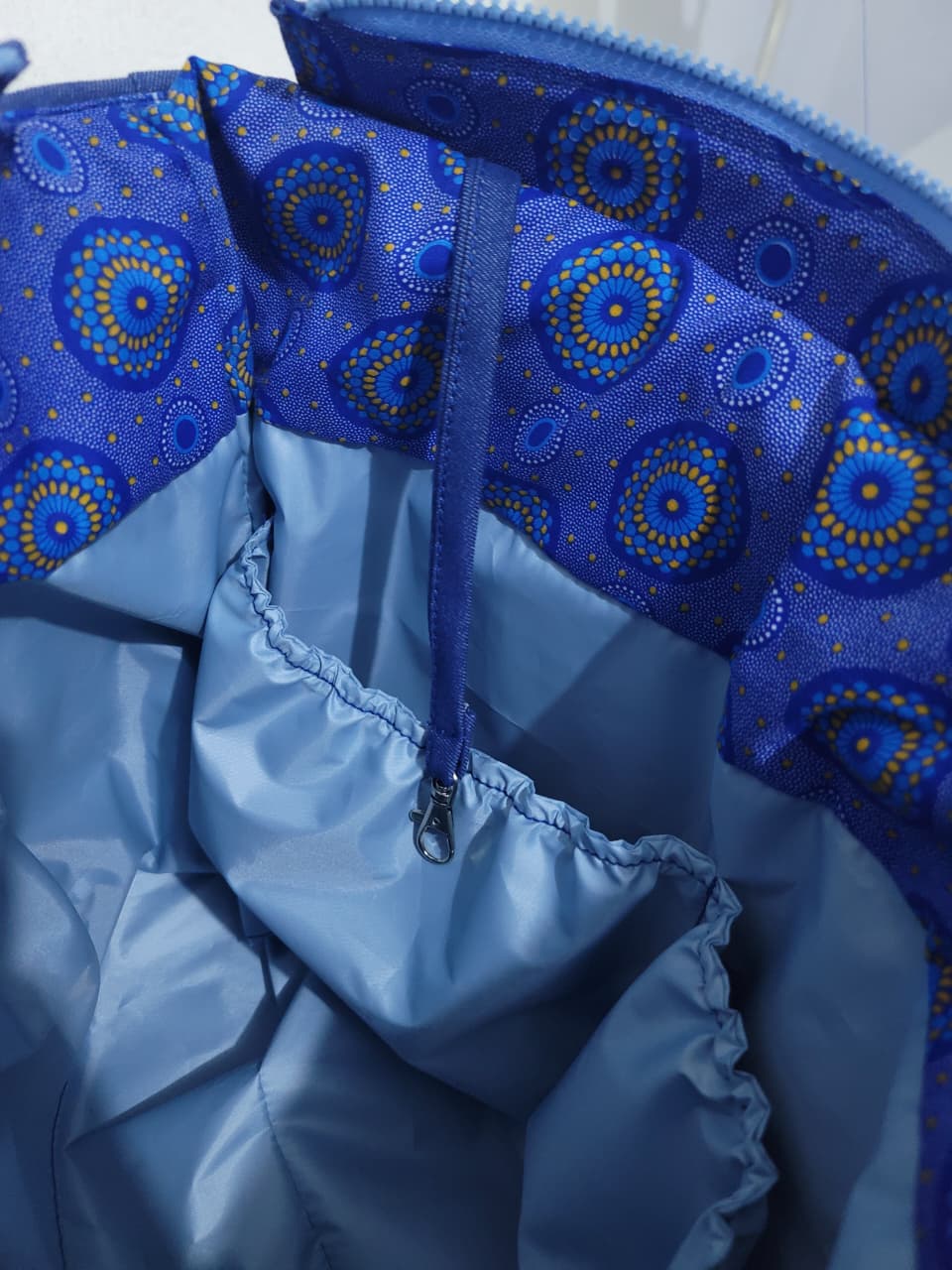 Puffy bag Denim - versão maternidade